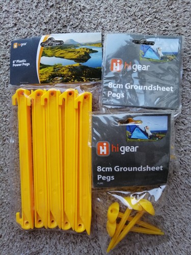 Tent and groundsheet pegs - groundsheet,