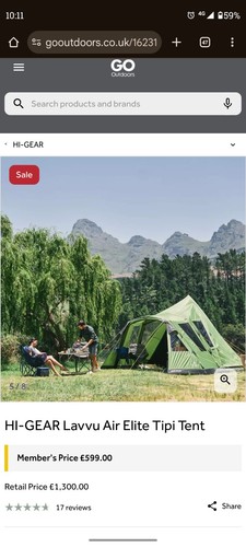 Gear inflatable lavvu - hi-gear,