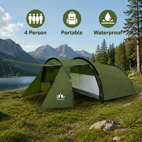 Man family camping tent - tent, with